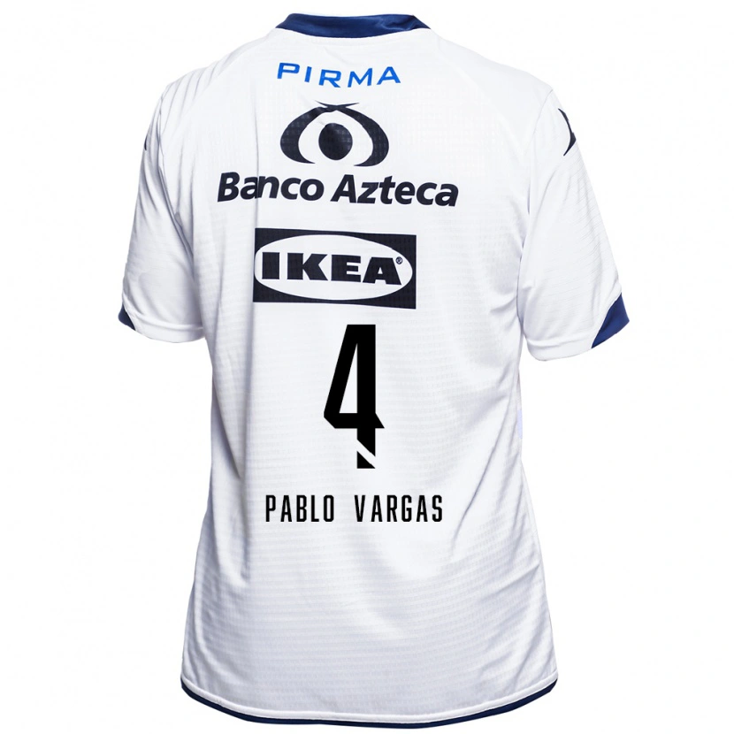 Danxen Criança Camisola Juan Pablo Vargas #4 Branco Preto Azul Principal 2026/27 Camisa Brasil