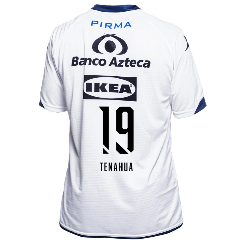 Danxen Criança Camisola Itzia Tenahua #19 Branco Preto Azul Principal 2026/27 Camisa Brasil