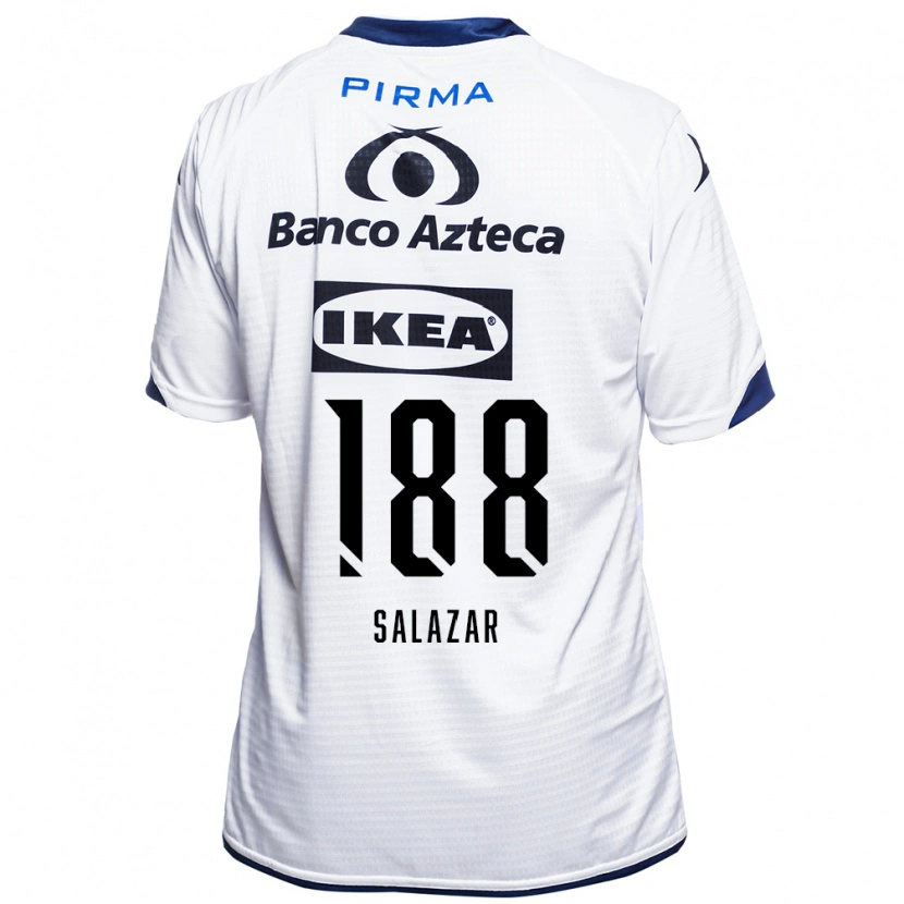 Danxen Criança Camisola Ronaldo Salazar #188 Branco Preto Azul Principal 2026/27 Camisa Brasil