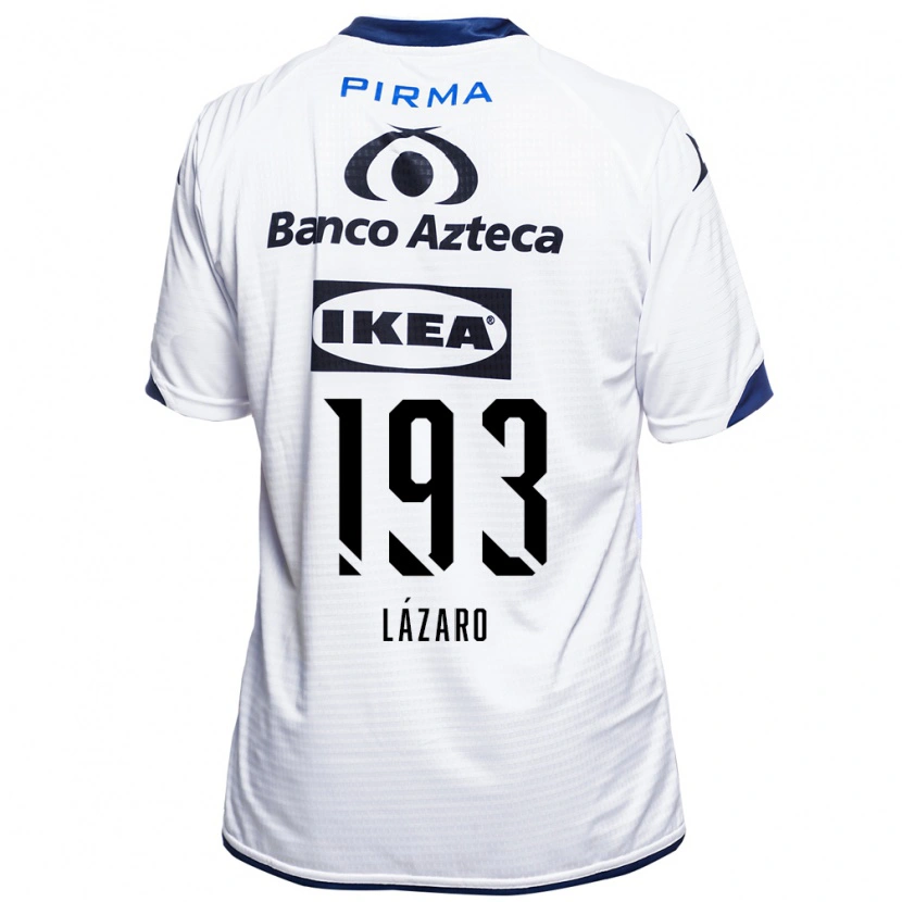 Danxen Criança Camisola Juan Lázaro #193 Branco Preto Azul Principal 2026/27 Camisa Brasil