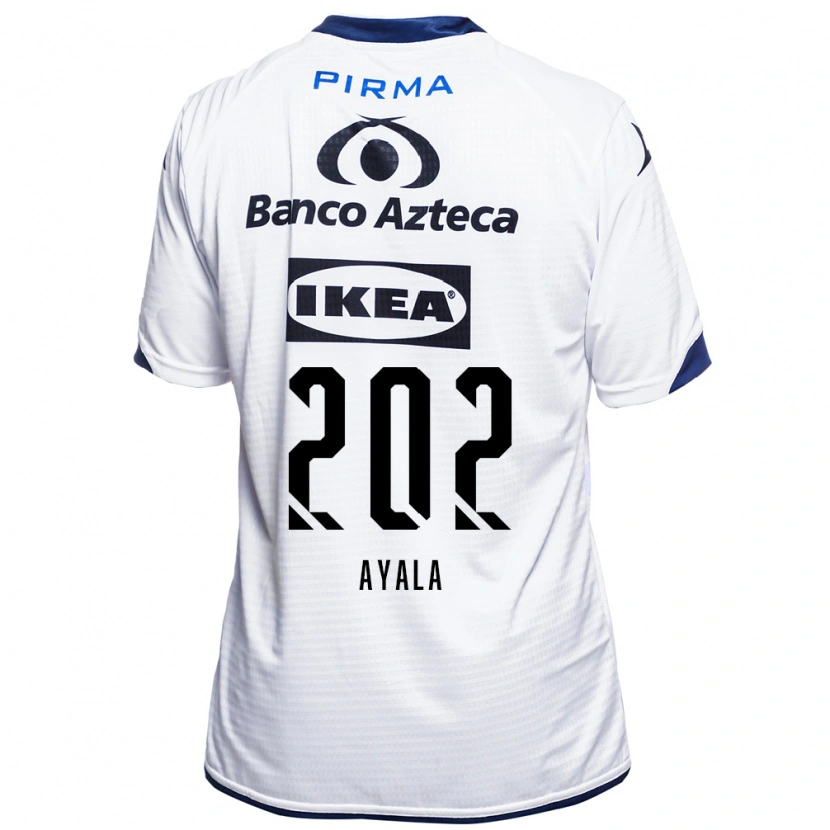 Danxen Criança Camisola Diego Ayala #202 Branco Preto Azul Principal 2026/27 Camisa Brasil