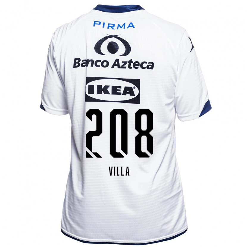Danxen Criança Camisola Patrick Villa #208 Branco Preto Azul Principal 2026/27 Camisa Brasil