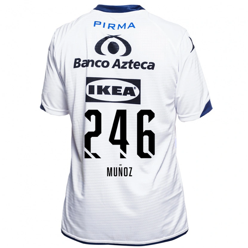 Danxen Criança Camisola Zamier Muñoz #246 Branco Preto Azul Principal 2026/27 Camisa Brasil