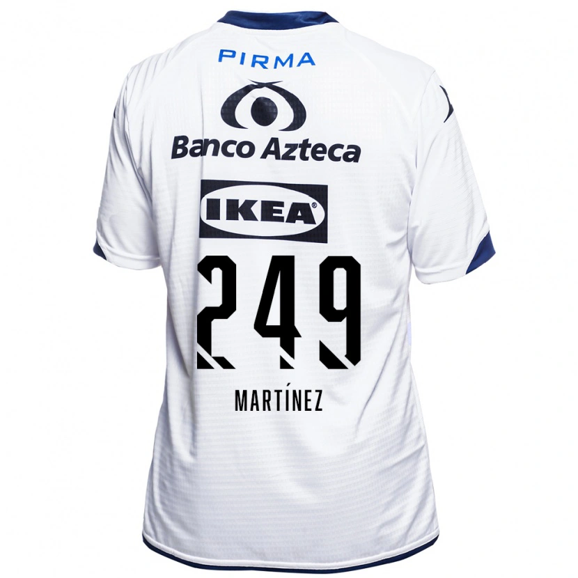 Danxen Criança Camisola Juan Martínez #249 Branco Preto Azul Principal 2026/27 Camisa Brasil