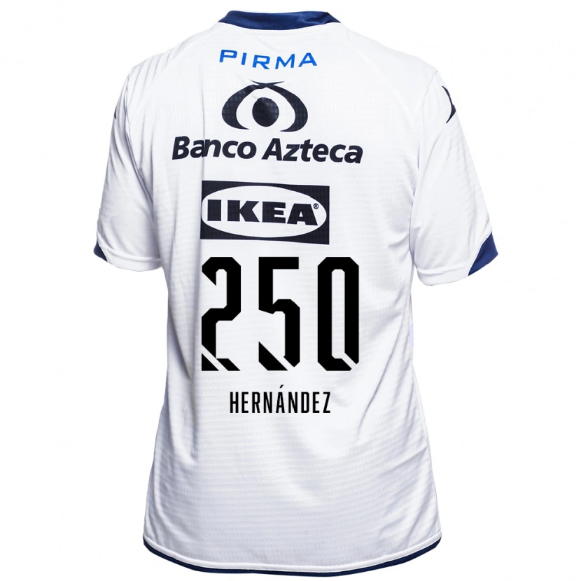 Danxen Criança Camisola Arvin Hernández #250 Branco Preto Azul Principal 2026/27 Camisa Brasil