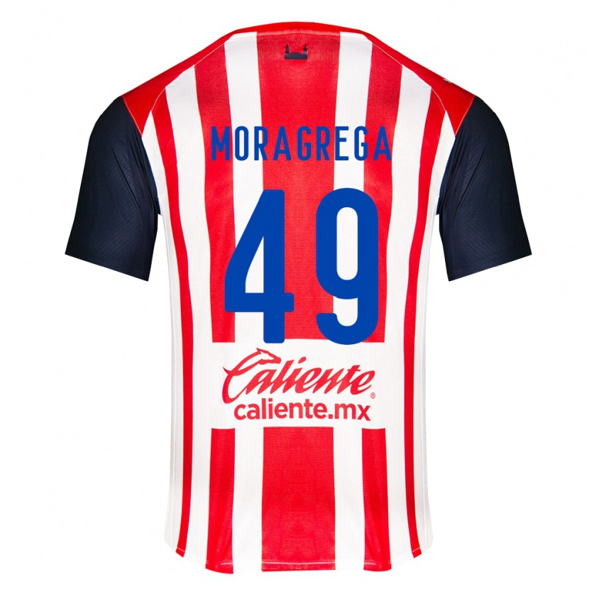 Danxen Criança Camisola Vladimir Moragrega #49 Vermelho Preto Branco Principal 2026/27 Camisa Brasil