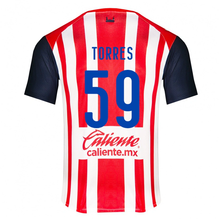 Danxen Criança Camisola Christian Torres #59 Vermelho Preto Branco Principal 2026/27 Camisa Brasil