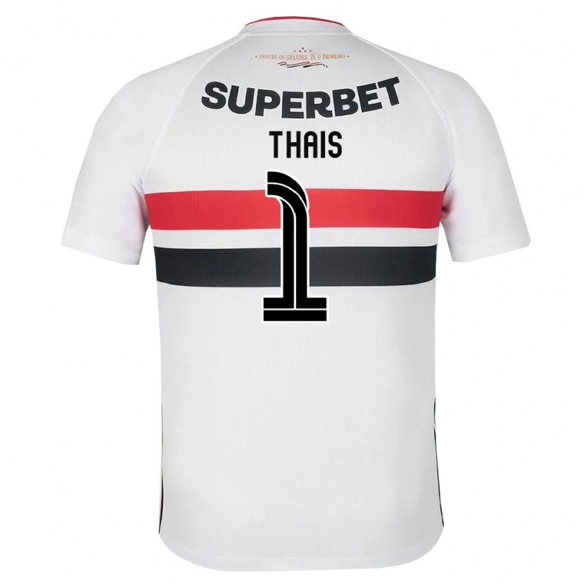 Danxen Criança Camisola Thais #1 Branco Vermelho Preto Principal 2026/27 Camisa Brasil