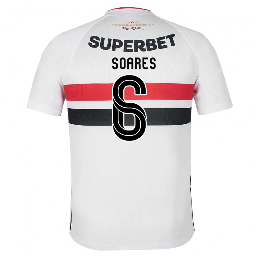 Danxen Criança Camisola Jéssica Soares #6 Branco Vermelho Preto Principal 2026/27 Camisa Brasil