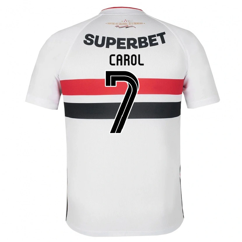 Danxen Criança Camisola Carol #7 Branco Vermelho Preto Principal 2026/27 Camisa Brasil