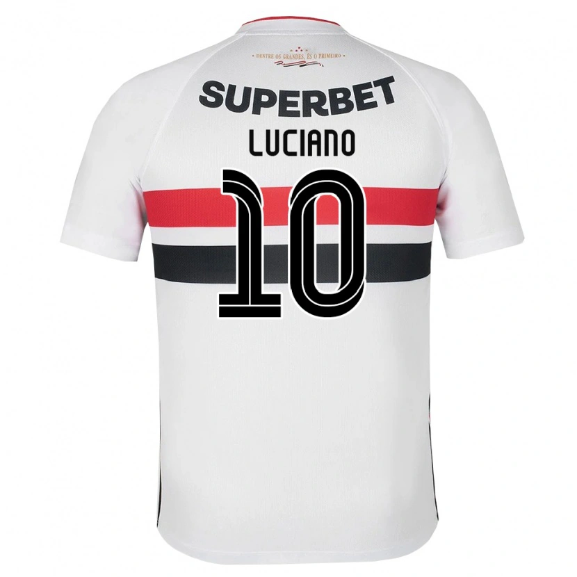 Danxen Criança Camisola Luciano Da Rocha Neves #10 Branco Vermelho Preto Principal 2026/27 Camisa Brasil