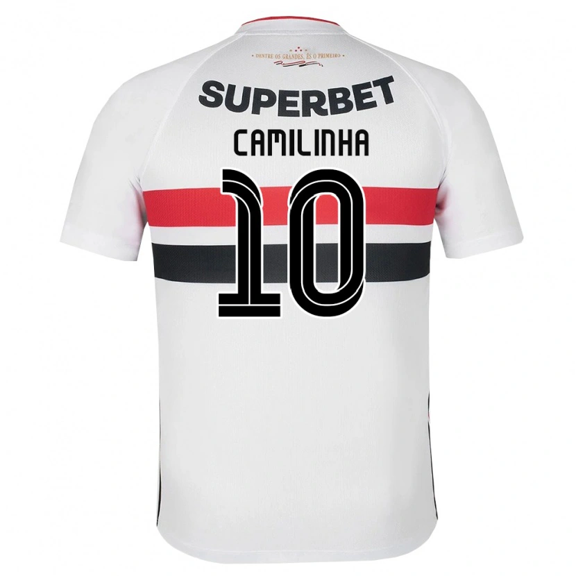 Danxen Criança Camisola Camilinha #10 Branco Vermelho Preto Principal 2026/27 Camisa Brasil