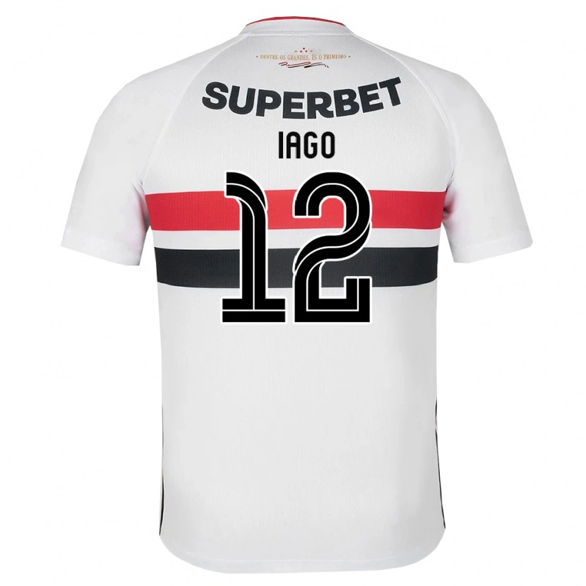 Danxen Criança Camisola Iago Amaral Borduchi #12 Branco Vermelho Preto Principal 2026/27 Camisa Brasil
