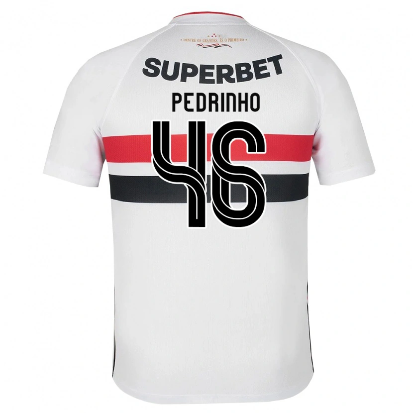 Danxen Criança Camisola Pedro Ferreira #46 Branco Vermelho Preto Principal 2026/27 Camisa Brasil