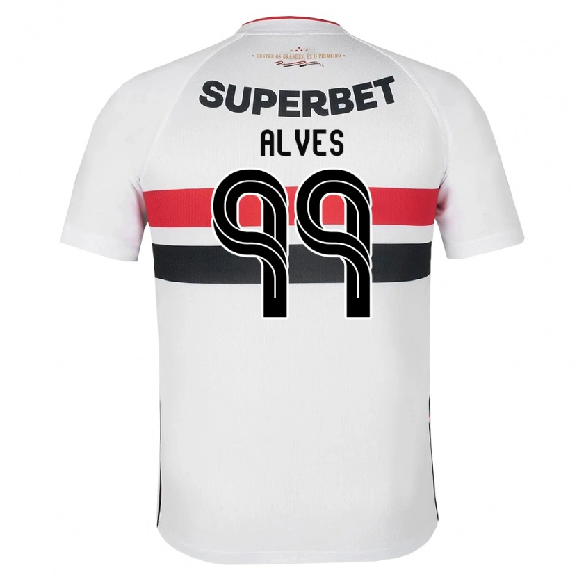 Danxen Criança Camisola Letícia Alves #99 Branco Vermelho Preto Principal 2026/27 Camisa Brasil