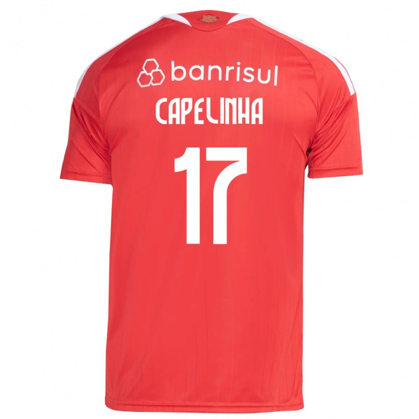 Danxen Criança Camisola Capelinha #17 Vermelho Branco Principal 2026/27 Camisa Brasil