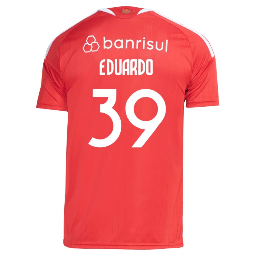 Danxen Criança Camisola Carlos Eduardo #39 Vermelho Branco Principal 2026/27 Camisa Brasil