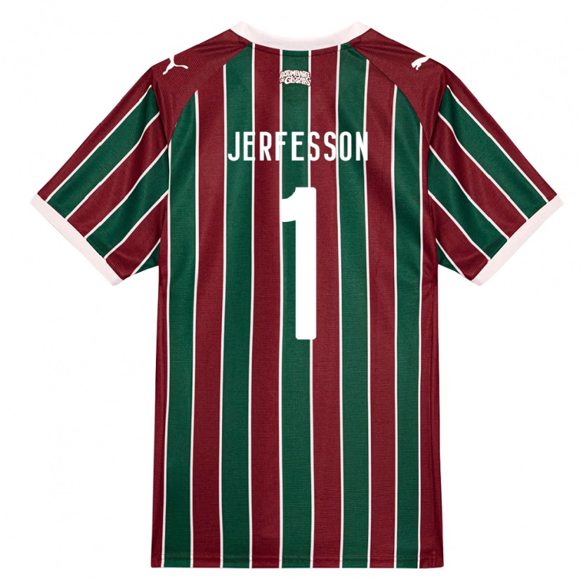 Danxen Criança Camisola Jerfesson Rodrigues Santana #1 Verde Borgonha Branco Principal 2026/27 Camisa Brasil