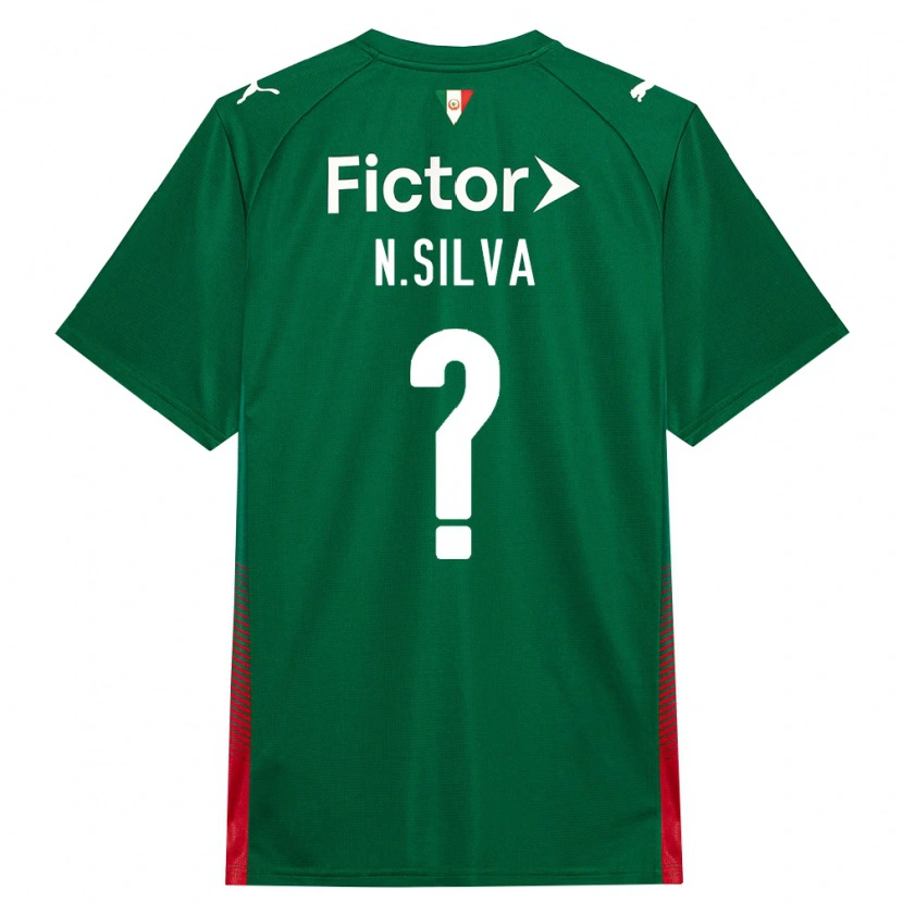 Danxen Criança Camisola Ney Silva #0 Verde Vermelho Branco Principal 2026/27 Camisa Brasil