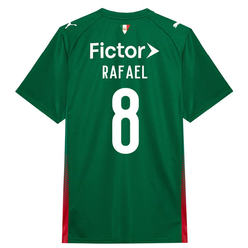 Danxen Criança Camisola Ze Rafael #8 Verde Vermelho Branco Principal 2026/27 Camisa Brasil