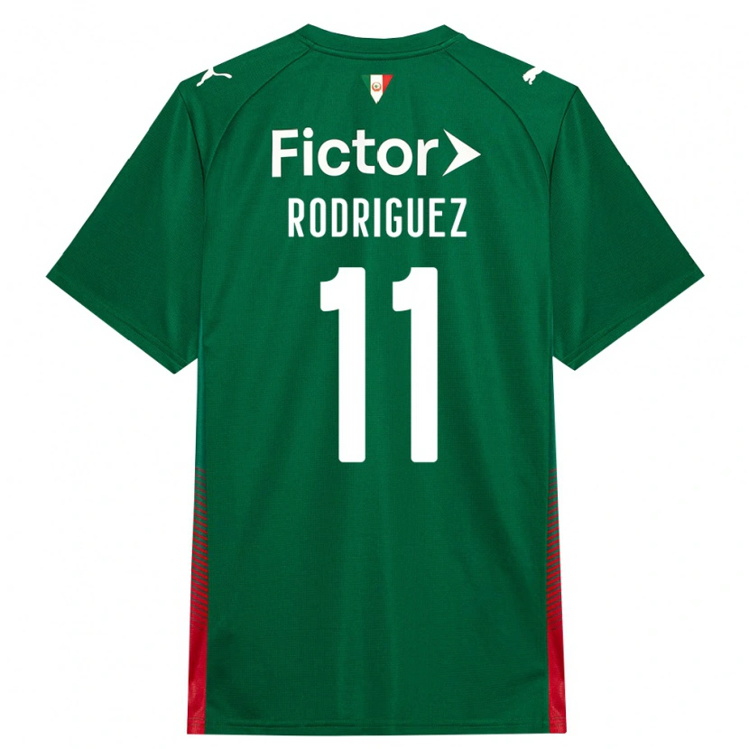 Danxen Criança Camisola Yamila Rodriguez #11 Verde Vermelho Branco Principal 2026/27 Camisa Brasil
