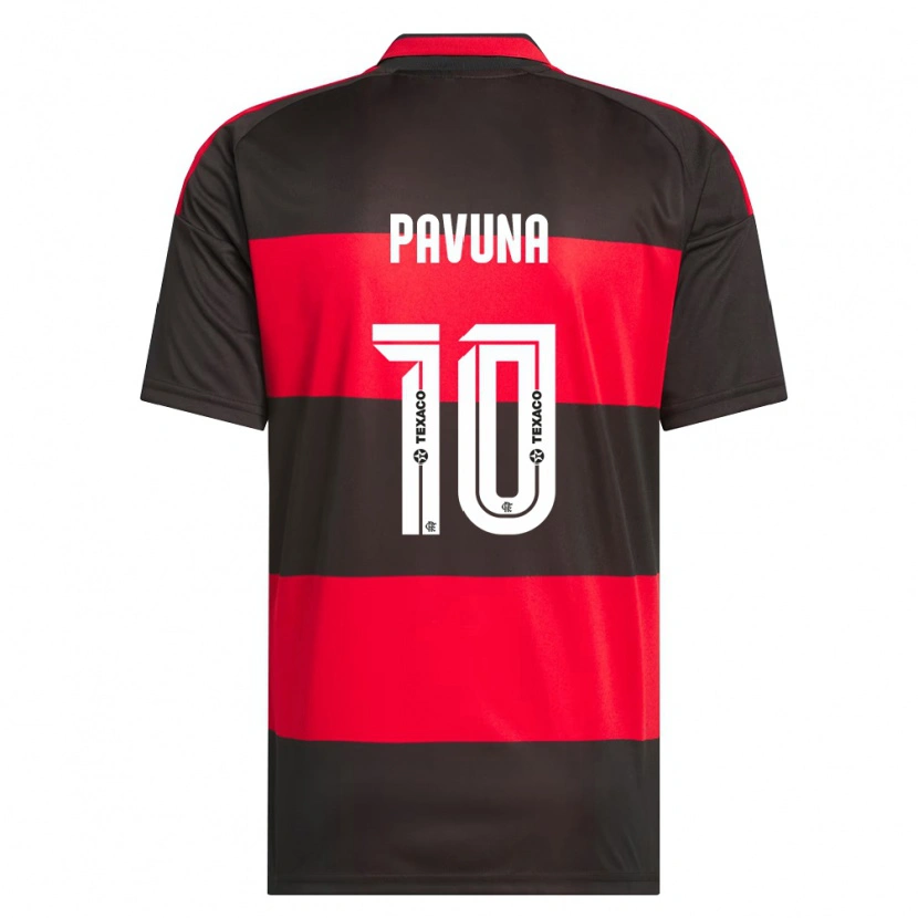 Danxen Criança Camisola Kauã Pavuna #10 Vermelho Preto Branco Principal 2026/27 Camisa Brasil