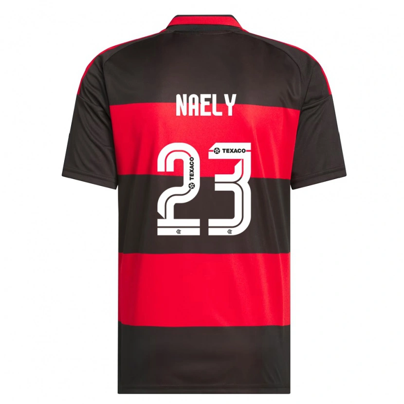 Danxen Criança Camisola Naely #23 Vermelho Preto Branco Principal 2026/27 Camisa Brasil