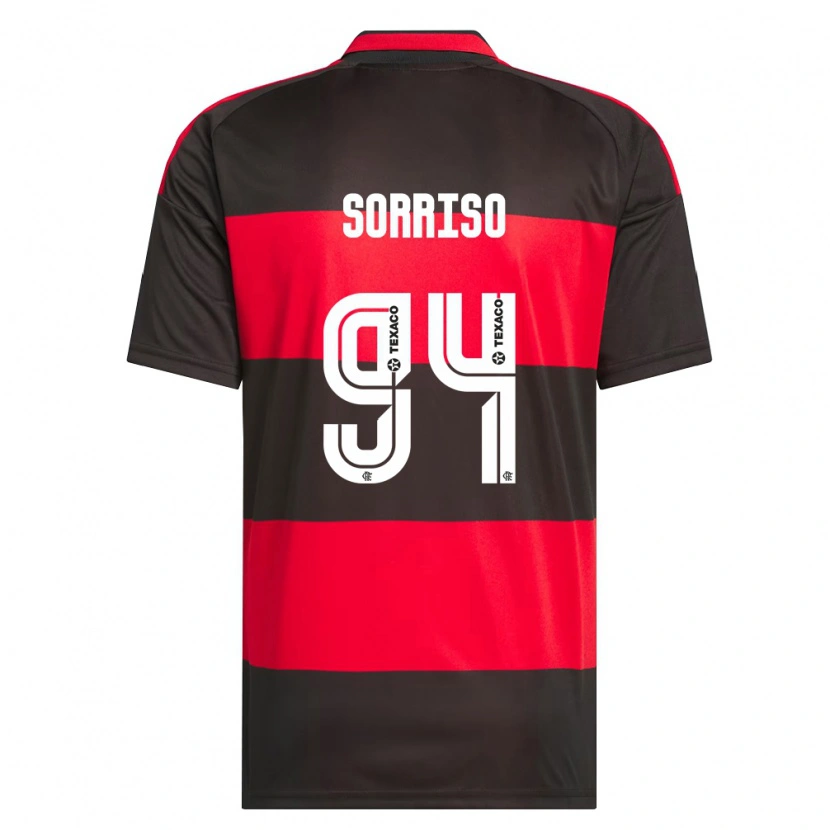 Danxen Criança Camisola Sorriso #94 Vermelho Preto Branco Principal 2026/27 Camisa Brasil