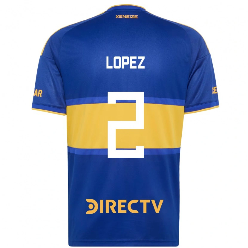 Danxen Criança Camisola Lisandro Lopez #2 Azul Real Amarelo Principal 2026/27 Camisa Brasil