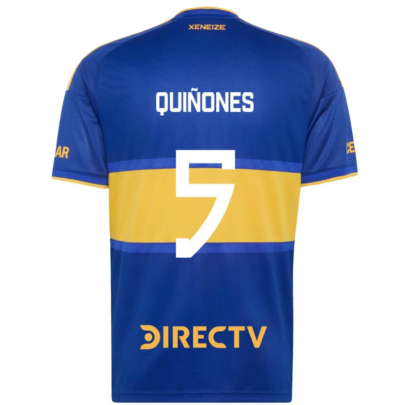 Danxen Criança Camisola Florencia Quiñones #5 Azul Real Amarelo Principal 2026/27 Camisa Brasil