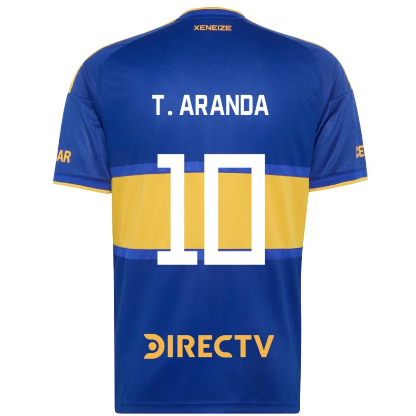 Danxen Criança Camisola Tomás Aranda #10 Azul Real Amarelo Principal 2026/27 Camisa Brasil