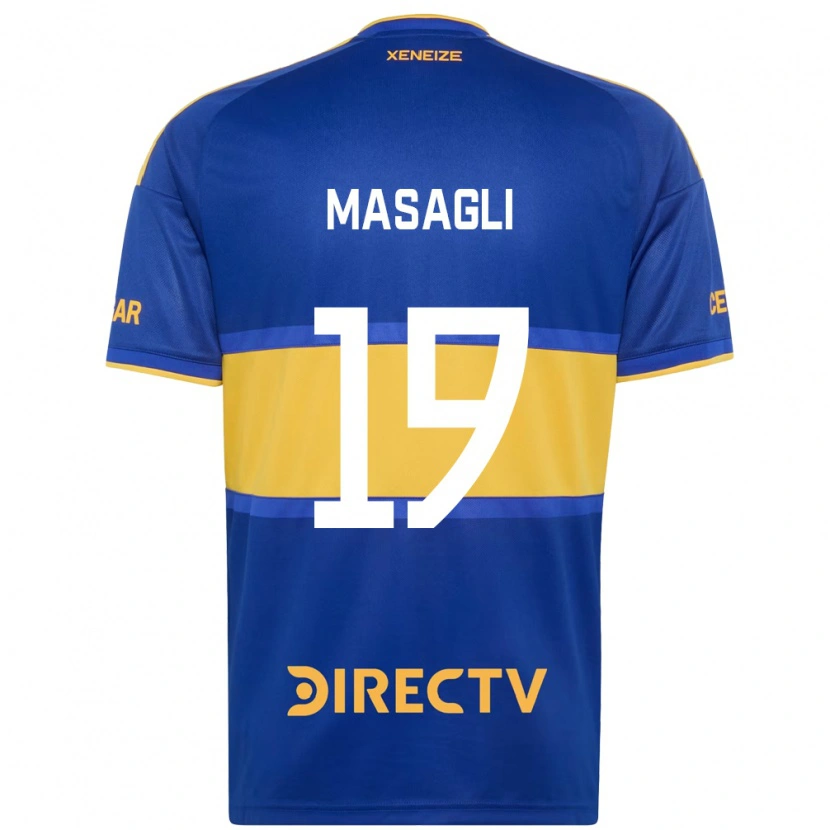 Danxen Criança Camisola Yohana Masagli #19 Azul Real Amarelo Principal 2026/27 Camisa Brasil