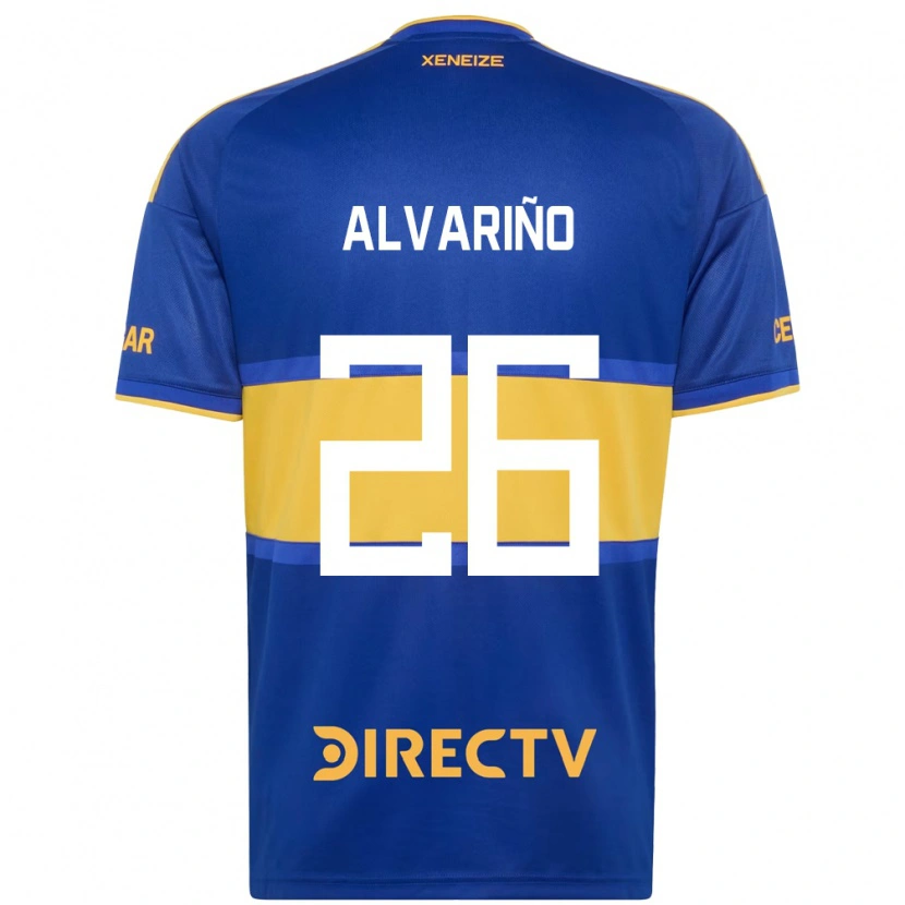 Danxen Criança Camisola Alexis Alvariño #26 Azul Real Amarelo Principal 2026/27 Camisa Brasil