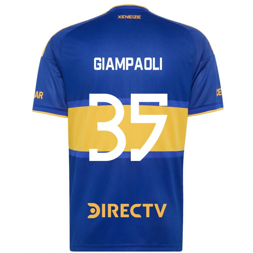 Danxen Criança Camisola Renzo Giampaoli #35 Azul Real Amarelo Principal 2026/27 Camisa Brasil