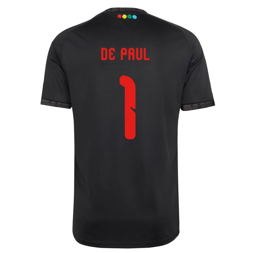 Danxen Criança Camisola Fernando De Paul #1 Preto Vermelho Alternativa 2026/27 Camisa Brasil