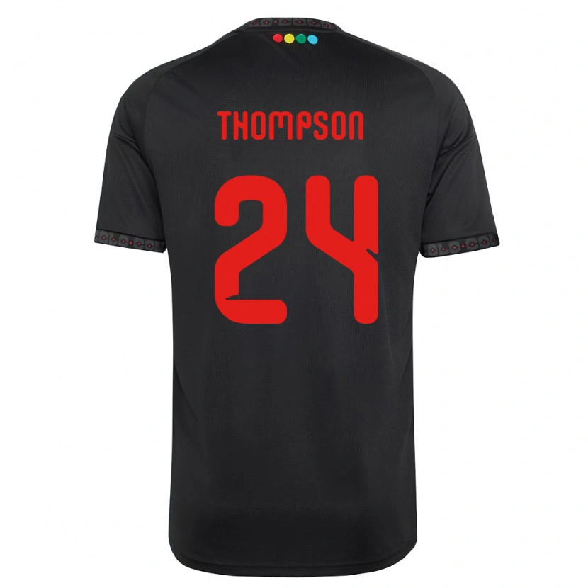 Danxen Criança Camisola Jordhy Thompson #24 Preto Vermelho Alternativa 2026/27 Camisa Brasil