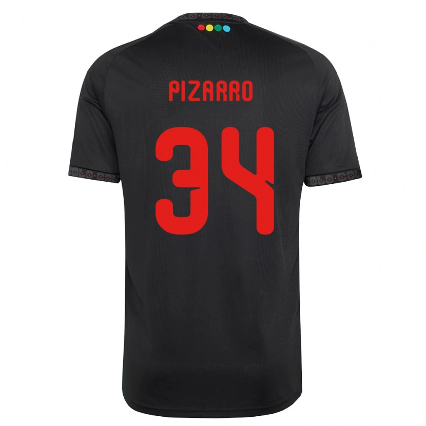 Danxen Criança Camisola Vicente Pizarro #34 Preto Vermelho Alternativa 2026/27 Camisa Brasil