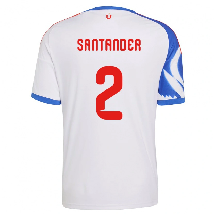 Danxen Criança Camisola Constanza Santander #2 Branco Azul Marinho Alternativa 2026/27 Camisa Brasil