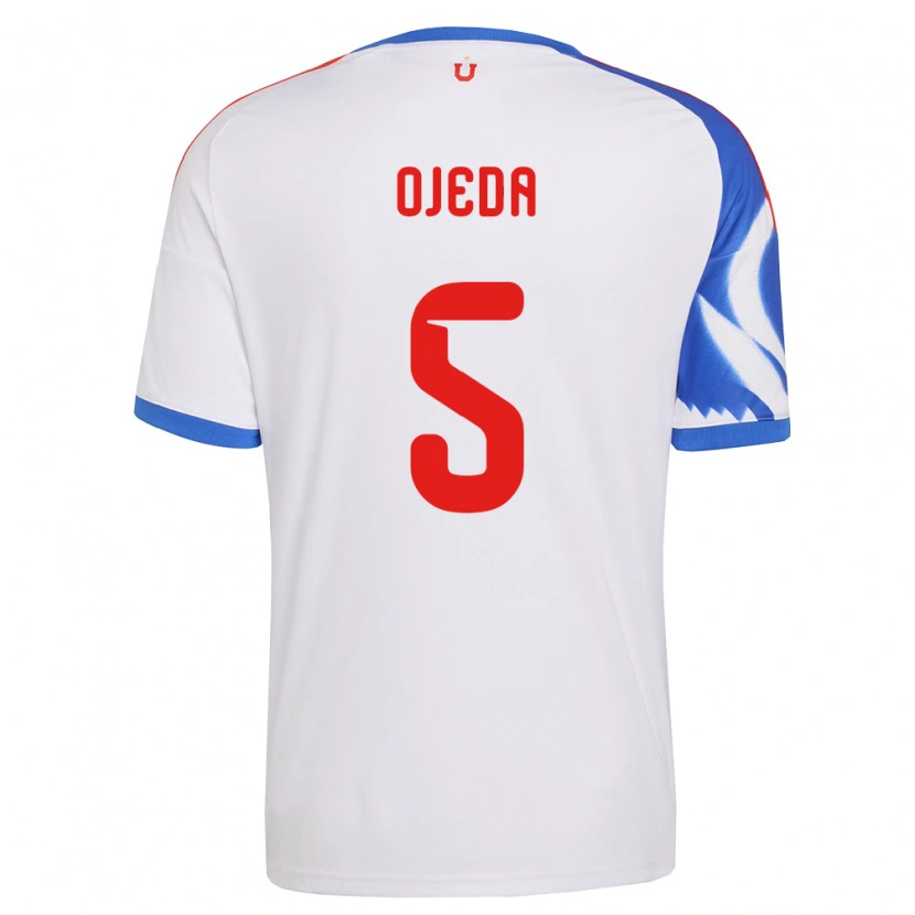 Danxen Criança Camisola Emmanuel Ojeda #5 Branco Azul Marinho Alternativa 2026/27 Camisa Brasil