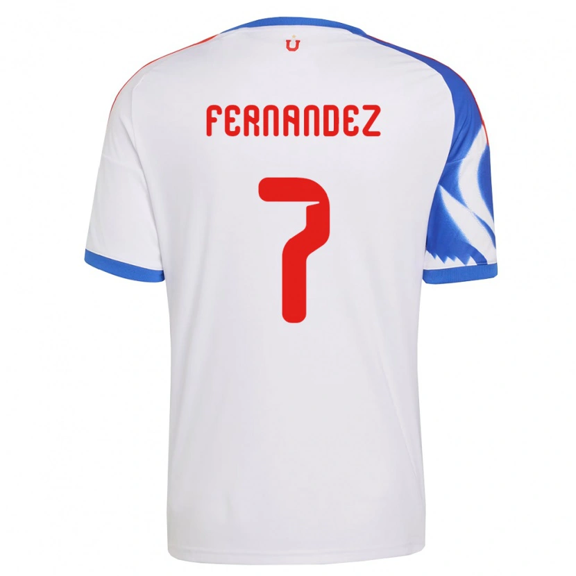 Danxen Criança Camisola Rebeca Fernández #7 Branco Azul Marinho Alternativa 2026/27 Camisa Brasil