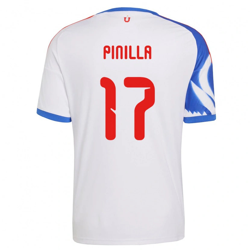 Danxen Criança Camisola Fernanda Pinilla #17 Branco Azul Marinho Alternativa 2026/27 Camisa Brasil