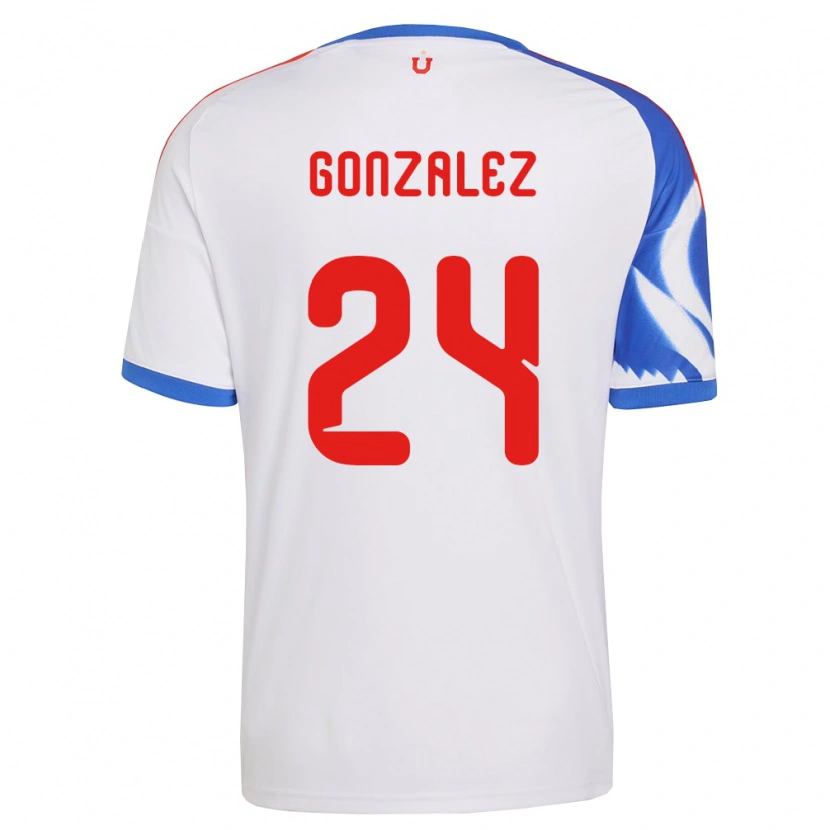 Danxen Criança Camisola Emma González #24 Branco Azul Marinho Alternativa 2026/27 Camisa Brasil