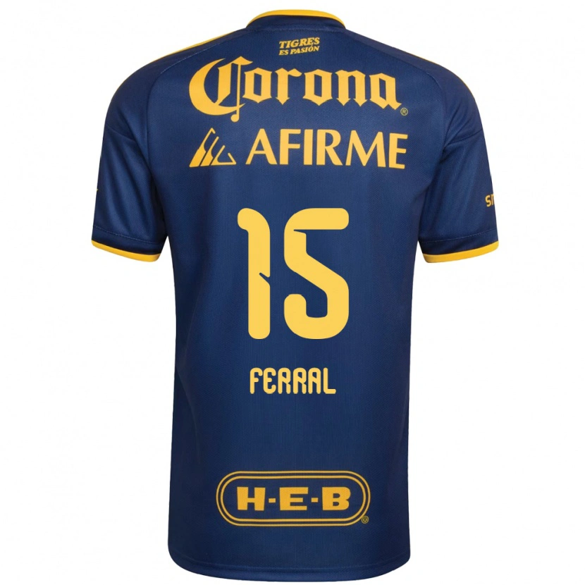 Danxen Criança Camisola Cristina Ferral #15 Azul Real Amarelo Alternativa 2026/27 Camisa Brasil