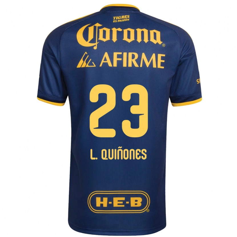 Danxen Criança Camisola Luis Quinones #23 Azul Real Amarelo Alternativa 2026/27 Camisa Brasil