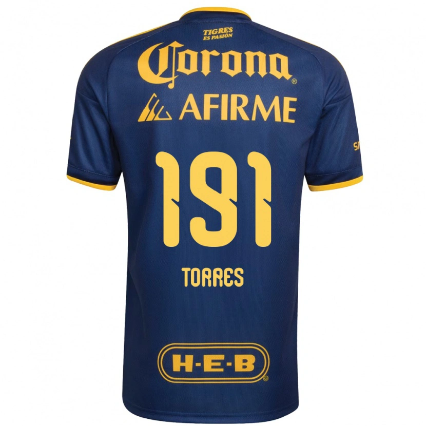Danxen Criança Camisola Aldo Torres #191 Azul Real Amarelo Alternativa 2026/27 Camisa Brasil