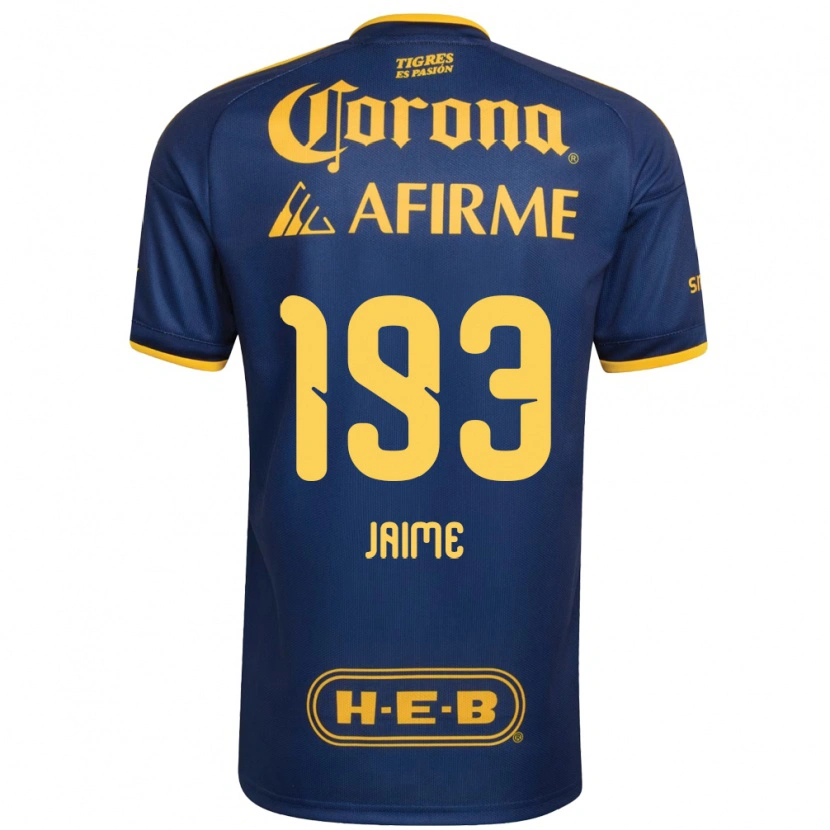 Danxen Criança Camisola Kenneth Jaime #193 Azul Real Amarelo Alternativa 2026/27 Camisa Brasil