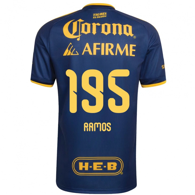 Danxen Criança Camisola Rodrigo Ramos #195 Azul Real Amarelo Alternativa 2026/27 Camisa Brasil