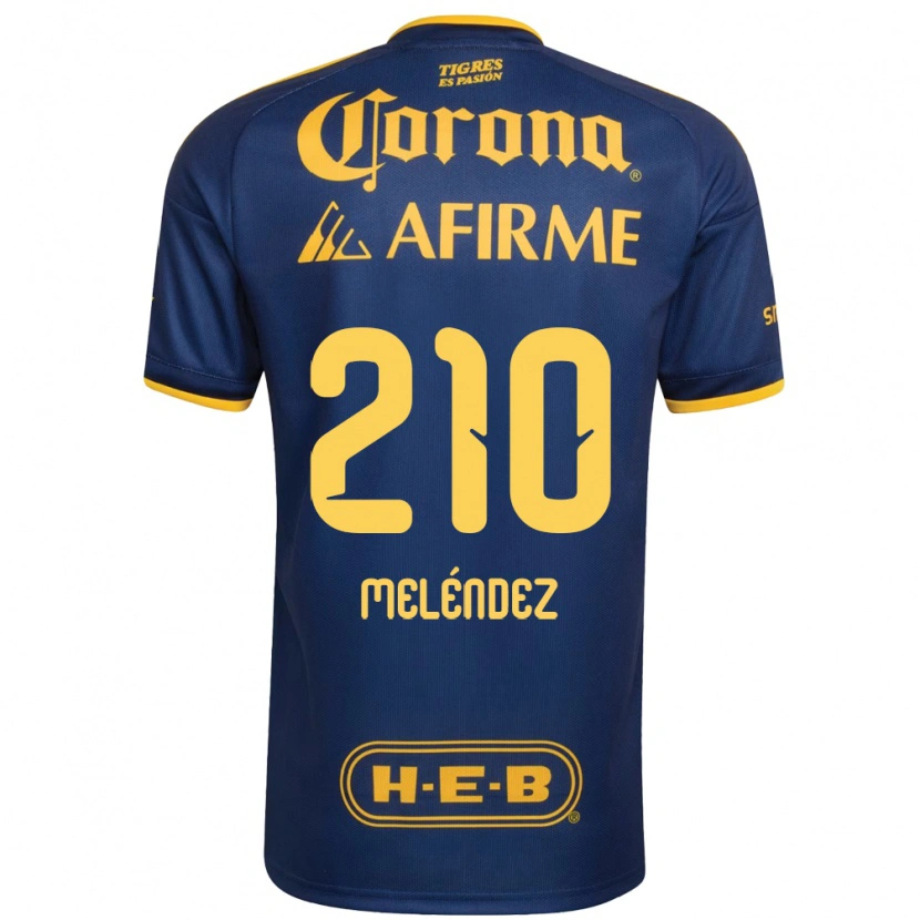 Danxen Criança Camisola Marcelo Meléndez #210 Azul Real Amarelo Alternativa 2026/27 Camisa Brasil