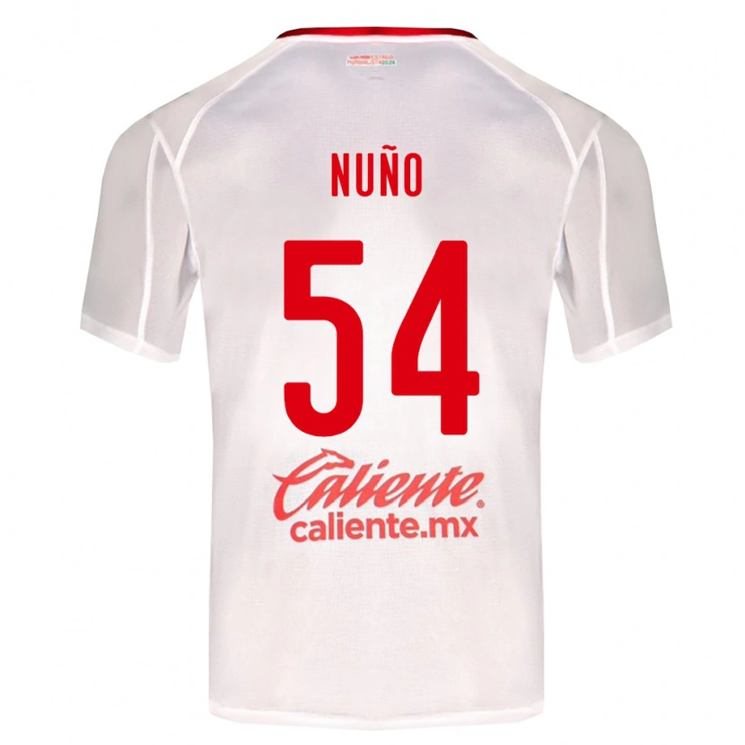 Danxen Criança Camisola Raúl Nuño #54 Branco Verde Vermelho Alternativa 2026/27 Camisa Brasil