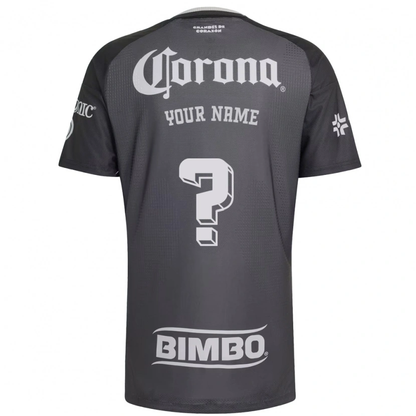 Danxen Criança Camisola Seu Nome #0 Cinza Branco Preto Alternativa 2026/27 Camisa Brasil